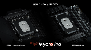 暴力熊推出不锈钢版 Mycro Pro 处理器分体冷头，英特尔款支持 LGA1954