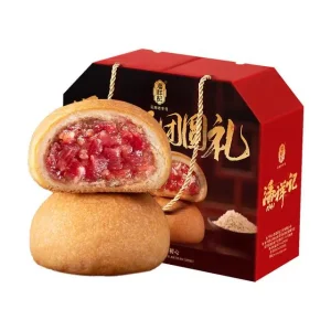 一肚子火腿肉：潘祥记云腿蛋黄月饼 32 元 / 斤送货上门（多多 43 元）