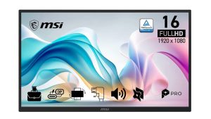 微星便携显示器 PRO MP161E6 上架：15.6″ FHD 60Hz 低色域，659 元