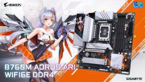 顺应市场变化，技嘉推出 B760M AORUS ARI WIFI6E DDR4“雕妹”主板