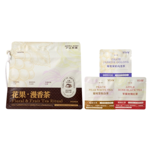 花果漫香茶：沪上阿姨果茶 15 袋 35.9 → 14.9 元尝鲜，蜜桃雪梨白茶 / 苹果玫瑰红茶