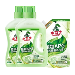 日常 59.9 → 限时 18 元大促：水卫士 APG 洗衣液 5 斤冲量，远低多多速度囤