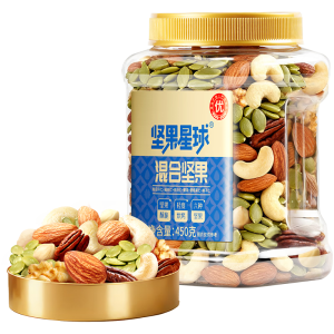 38.8 元 / 斤再降价：碧根果 + 大腰果 + 榛子仁，沃隆 100% 纯坚果远低商超