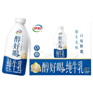 10.5 → 3.8 元 / L 闭眼囤：伊利超瞬时杀菌 3.4g 蛋白质牛奶京东发车