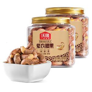 天凉来点美味大腰果：沃隆 AA+ 级大腰果 2 罐 8 两 39.9 元直降速囤
